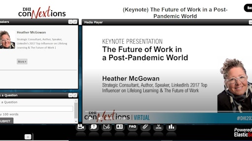 DHI conNextions Virtual Show Keynote Speaker, Heather McGowan